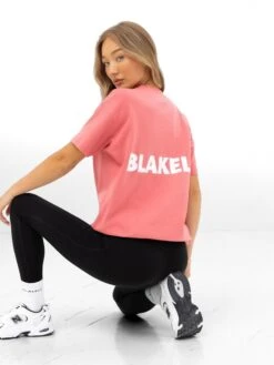 Amelie Oversized T-Shirt - Sunrise Coral 12 Amelie Oversized T-Shirt - Sunrise Coral -Blakely 3124OSUNRISECORAL04D