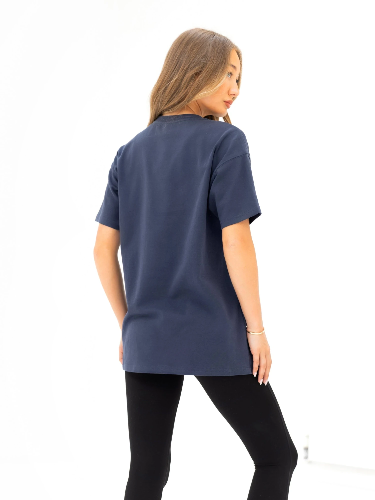 Sami Oversized T-Shirt - True Navy 8 Sami Oversized T-Shirt - True Navy - Image 6