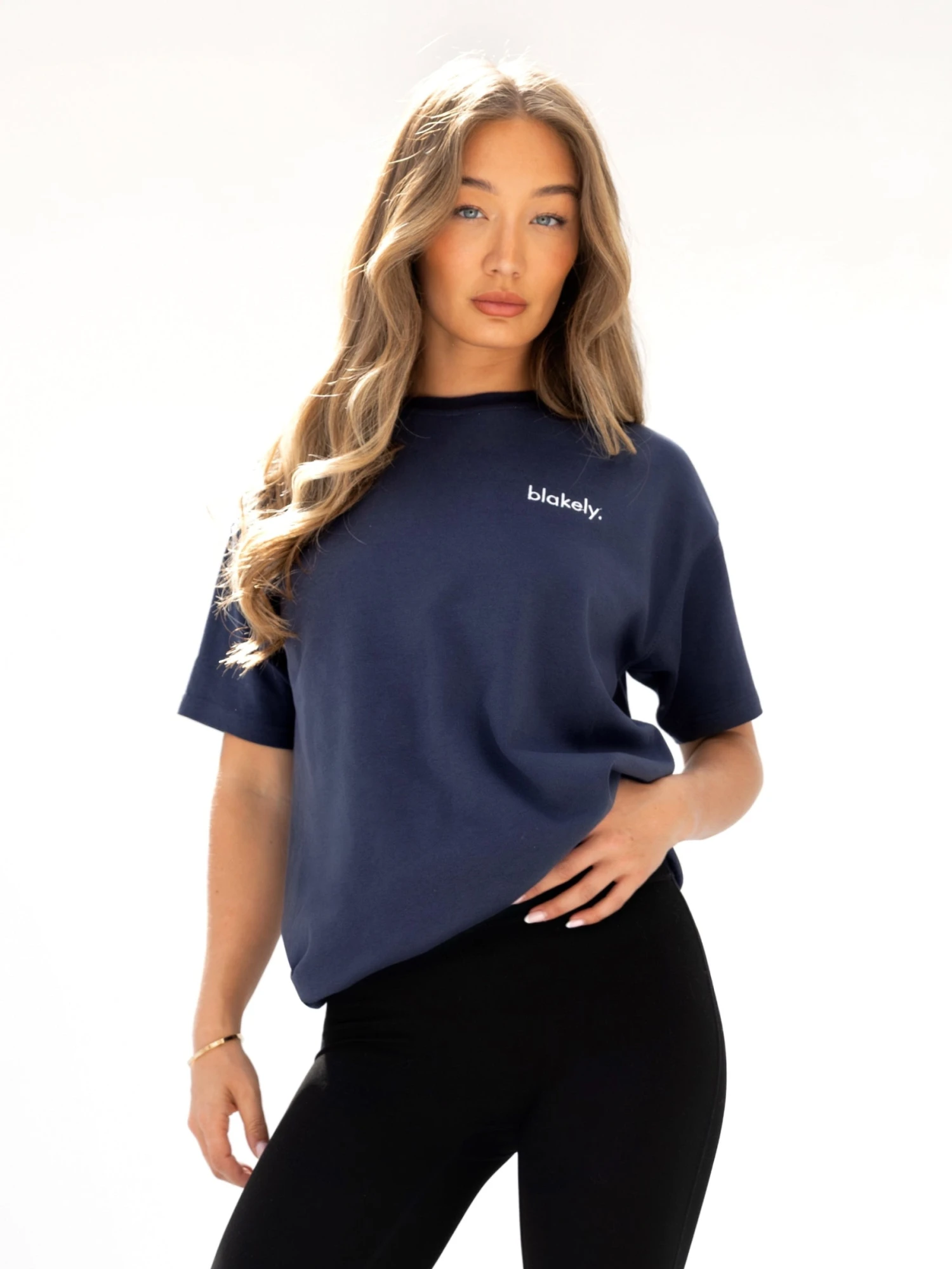 Sami Oversized T-Shirt - True Navy 3 Sami Oversized T-Shirt - True Navy