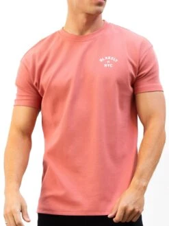 NYC Relaxed T-Shirt - Coral -Blakely 3128MCORAL03D