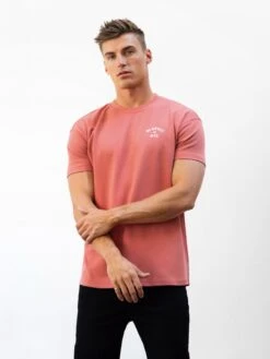 NYC Relaxed T-Shirt - Coral -Blakely 3128MCORAL05D