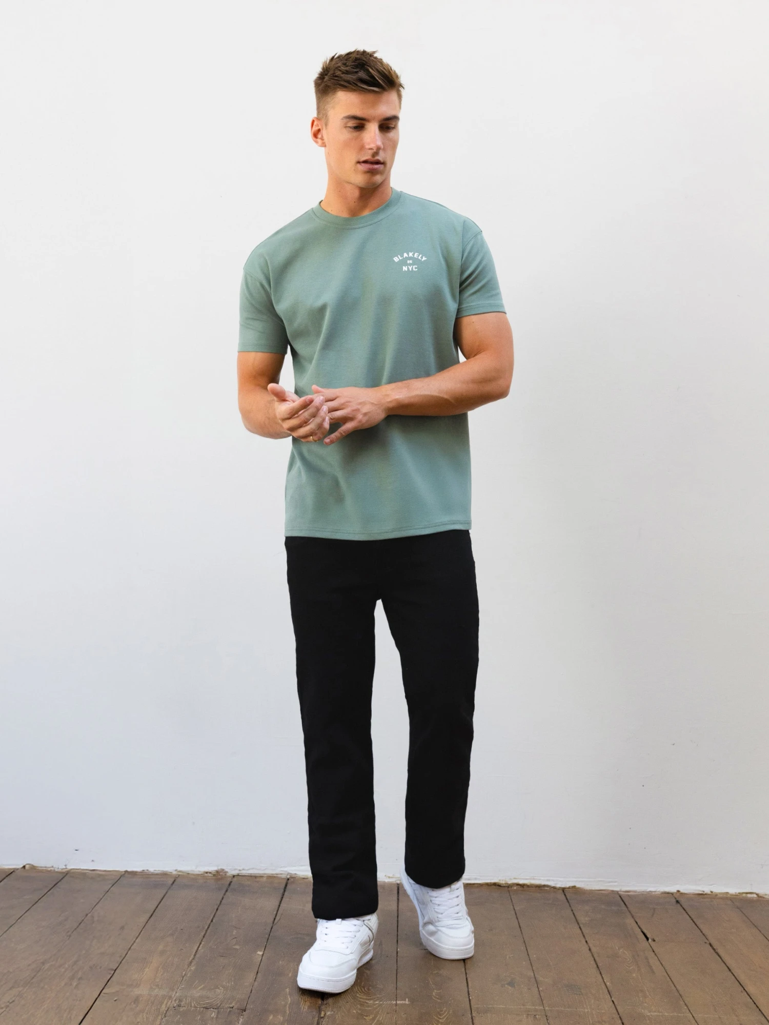 NYC Relaxed T-Shirt - Sage Green 6 NYC Relaxed T-Shirt - Sage Green - Image 4