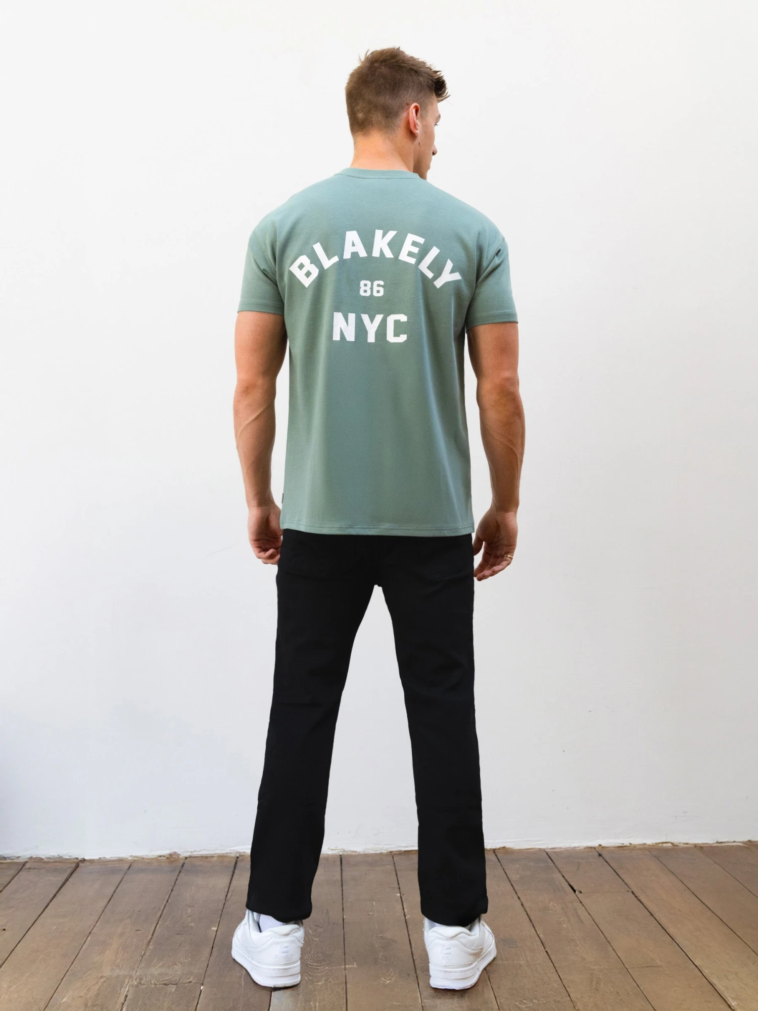 NYC Relaxed T-Shirt - Sage Green 5 NYC Relaxed T-Shirt - Sage Green - Image 3