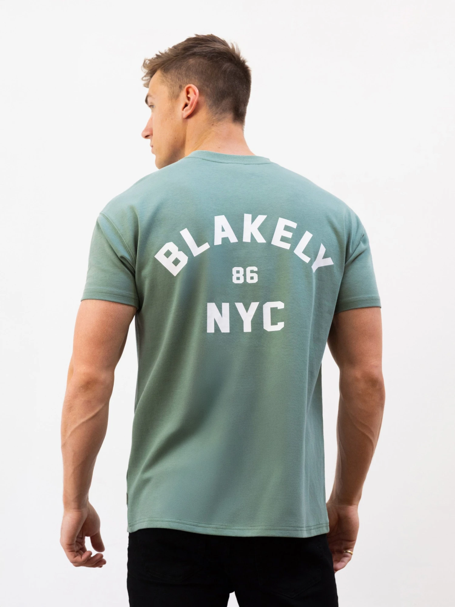 NYC Relaxed T-Shirt - Sage Green 3 NYC Relaxed T-Shirt - Sage Green