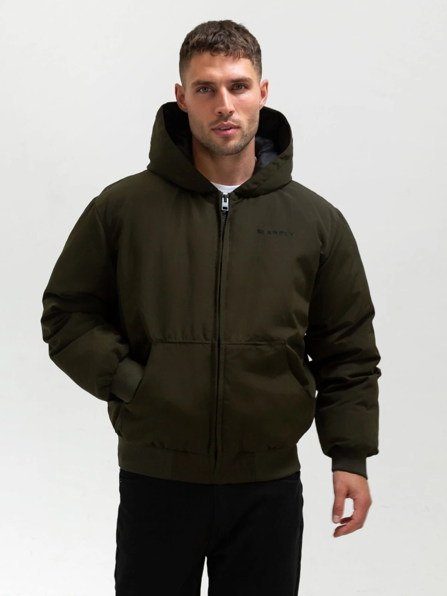 Layton Hooded Jacket - Khaki Green 4 Layton Hooded Jacket - Khaki Green - Image 2