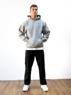 Apex City Relaxed Hoodie - Marl Grey -Blakely 3256MMARLGREY01D