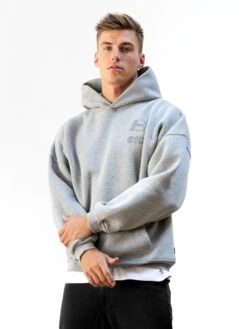 Apex City Relaxed Hoodie - Marl Grey -Blakely 3256MMARLGREY02D