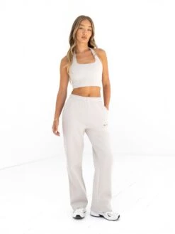 Active Studios Wide Leg Sweatpants - Ivory -Blakely 3304ABONE05D
