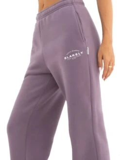 Active Studios Wide Leg Sweatpants - Grape -Blakely 3304APLUM03D