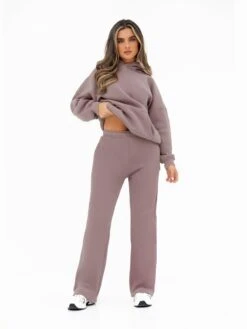 Isabel Wide Leg Sweatpants - Pink Taupe -Blakely 3304PINKTAUPE01D