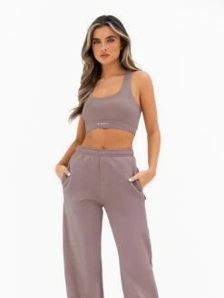 Isabel Wide Leg Sweatpants - Pink Taupe -Blakely 3304PINKTAUPE03D