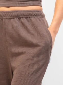 Soft Waffle Trousers - Brown -Blakely 3308Brown 06D