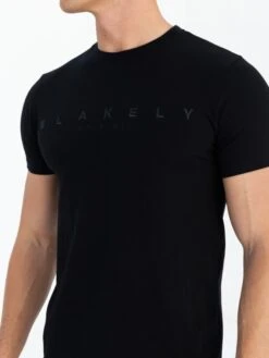 Tonal Torcross T-Shirt - Black -Blakely 330TBLACK01D