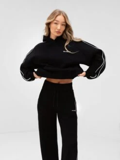 Apex Wide Leg Sweatpants - Black -Blakely 3342Black 03D 5b3d79da 7521 4a57 bf82 8a91d6f496c2