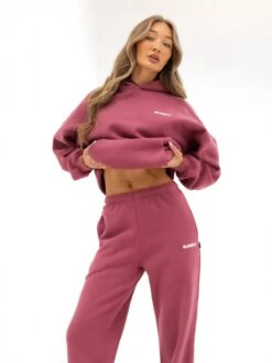 Amelie Wide Leg Sweatpants - Dark Pink 12 Amelie Wide Leg Sweatpants - Dark Pink -Blakely 3470 1DARKPINK05D
