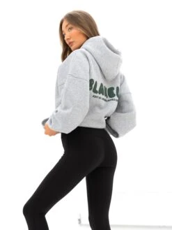 Cloud Print Oversized Hoodie - Marl Grey -Blakely 3470MARL01D 27fb6b92 897d 49b1 9dc1 b7571f396fe5