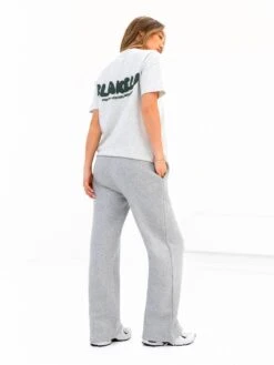 Cloud Print Wide Leg Sweatpants - Marl Grey 11 Cloud Print Wide Leg Sweatpants - Marl Grey -Blakely 3470MARL04D