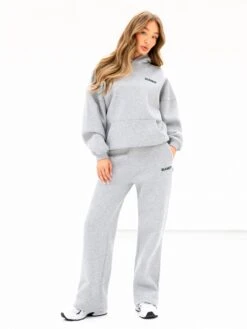 Cloud Print Oversized Hoodie - Marl Grey -Blakely 3470MARL06D fa9f07b1 423f 42c6 baaf a7bce8c10522