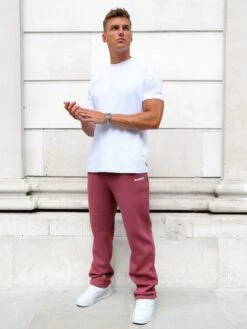 Arlo Wide Leg Sweatpants - Dark Pink 11 Arlo Wide Leg Sweatpants - Dark Pink -Blakely 347OMPINK03D