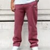 Arlo Wide Leg Sweatpants - Dark Pink -Blakely 347OMPINKLEADD