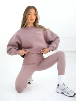 Off Duty Cropped Jumper - Dusty Pink -Blakely 3580PINK01D