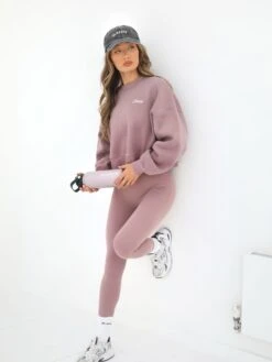 Off Duty Cropped Jumper - Dusty Pink -Blakely 3580PINK03D