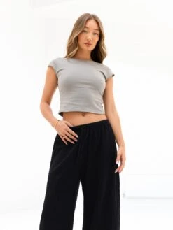 Solea Backless Top - Neutral Grey -Blakely 3590NEUTRALGREYD 2