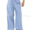 Kiara Stripe Trousers - Blue -Blakely 3640 1BLUE04LEADD