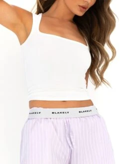 Elodie Stripe Shorts - Purple -Blakely 3641PURPLE02D
