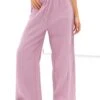 Mila Wide Leg Trousers - Dusty Pink -Blakely 3644PINK06LEADD
