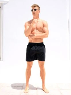 Anchor Swim Shorts - Black -Blakely 3673BLACKD 4