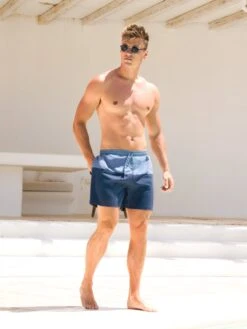 Anchor Swim Shorts - Dusty Blue -Blakely 3673DUSTYBLUED 3