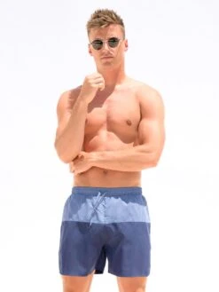 Anchor Swim Shorts - Dusty Blue -Blakely 3673DUSTYBLUED 4