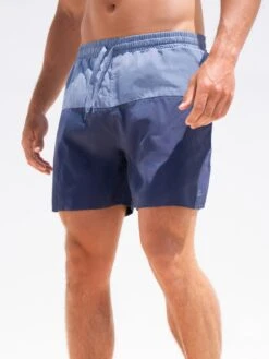 Anchor Swim Shorts - Dusty Blue