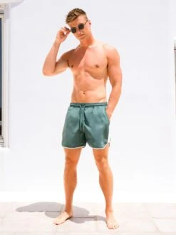 Panel Swim Shorts - Teal Green -Blakely 3674GREEND ea6ccbbf 288c 4c51 a6a4 5c3c0468ee6f