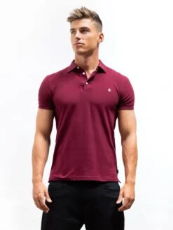 Anchor Polo Shirt - Burgundy -Blakely 3709BURGUNDY06LEADD