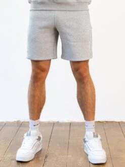 Italic Linear Relaxed Jogger Shorts - Marl Grey -Blakely 378IMARLGREYVERTICAL02D