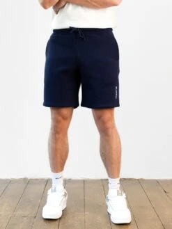 Italic Linear Relaxed Jogger Shorts - Navy -Blakely 378INAVYVERTICAL01D