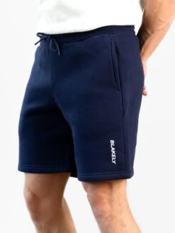 Italic Linear Relaxed Jogger Shorts - Navy -Blakely 378INAVYVERTICAL02D