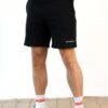 Italic Relaxed Jogger Shorts - Black -Blakely 379IBLACKHORIZONTAL04LEADD