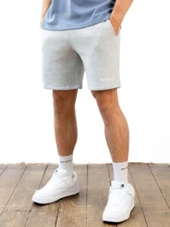 Italic Relaxed Jogger Shorts - Marl Grey -Blakely 379IMARLGREYHORIZONTAL02D