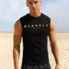 Roca Beach Sleeveless Tee - Black -Blakely 554RocaBeach black leadD