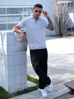 Huntington Polo - Grey -Blakely 6004Grey 04D