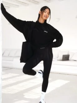 Oversized Knitted Jumper - Black 12 Oversized Knitted Jumper - Black -Blakely 6029WBLACKD 1