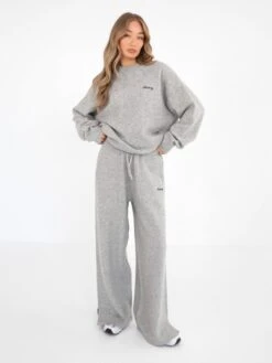 Oversized Knitted Jumper - Marl Grey 12 Oversized Knitted Jumper - Marl Grey -Blakely 6041Grey 04extraD