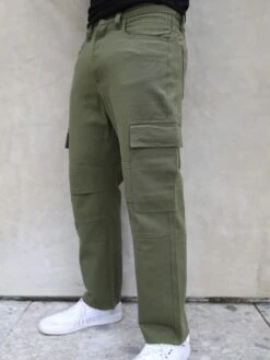Relaxed Cargo Trousers - Khaki Green 9 Relaxed Cargo Trousers - Khaki Green -Blakely 6 05d9c2c2 ab97 460b 9987 a31492a131bf