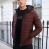 Chiswick Lightweight Coat - Burgundy -Blakely 710Burg Chiswick1D NewWebSize