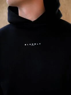Evolved Lite Relaxed Hoodie - Black -Blakely 8365Black 01D