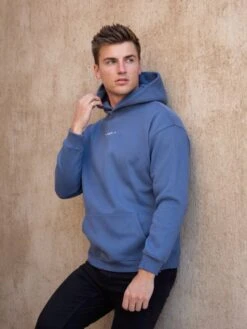 Evolved Lite Relaxed Hoodie - Blue -Blakely 8365Blue 10D