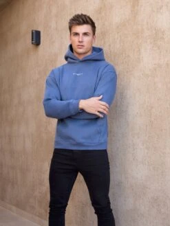 Evolved Lite Relaxed Hoodie - Blue -Blakely 8365Blue 12D